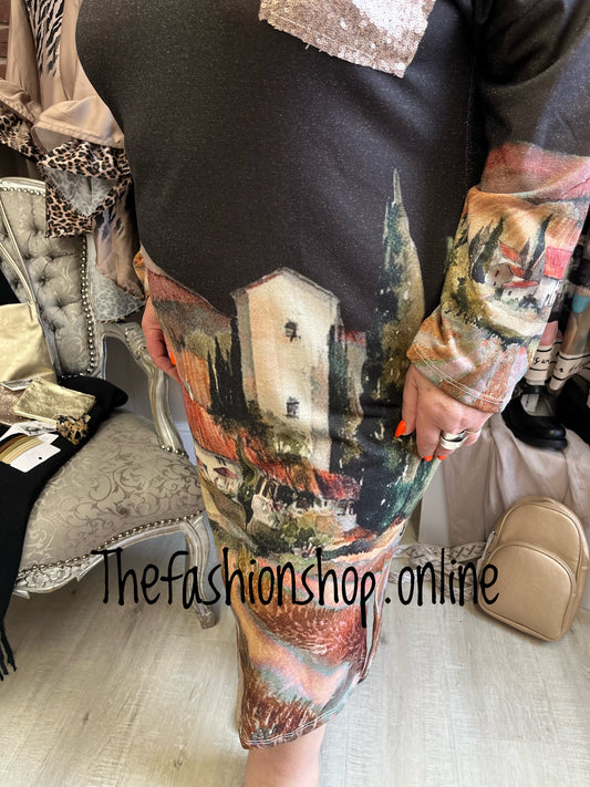 Brown Tuscany Dress 12-18