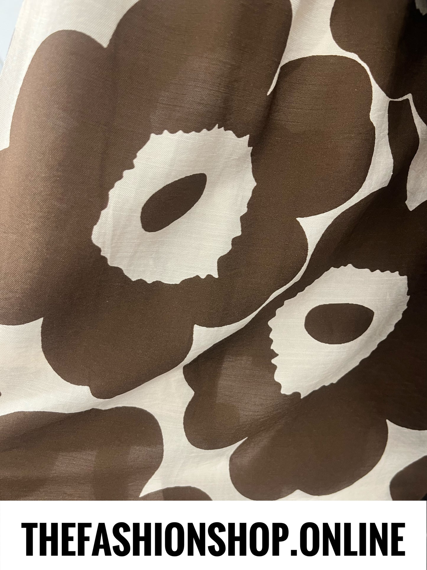 Libby brown and cream floral balloon trousers 14-22
