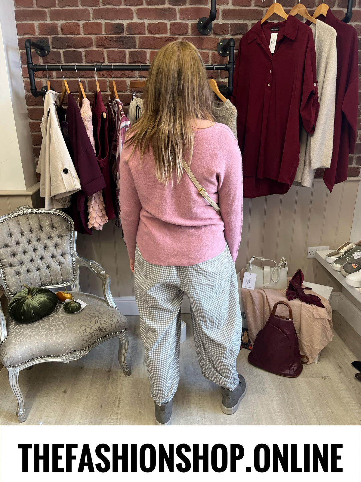 Amy pink soft jumper 8-16