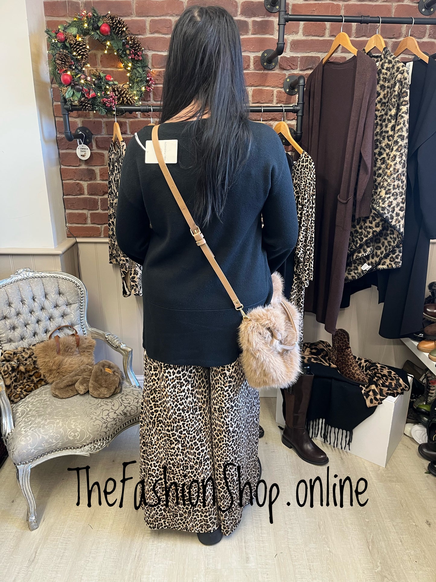 Lola black cashmere mix jumper 12-18