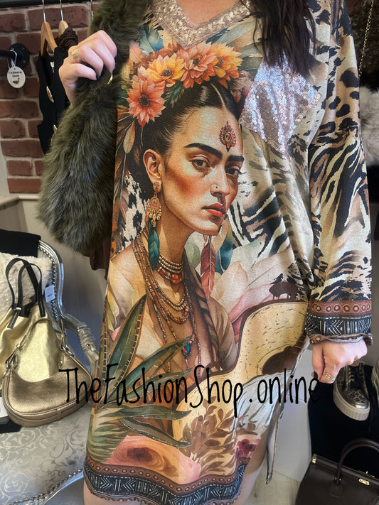 Tribal Print Dress 12-18