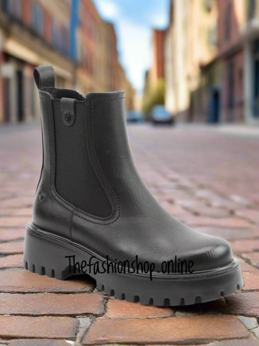 Heavenly Feet Alana Ankle Boot in Black sizes 4 8 The Fashion Shop