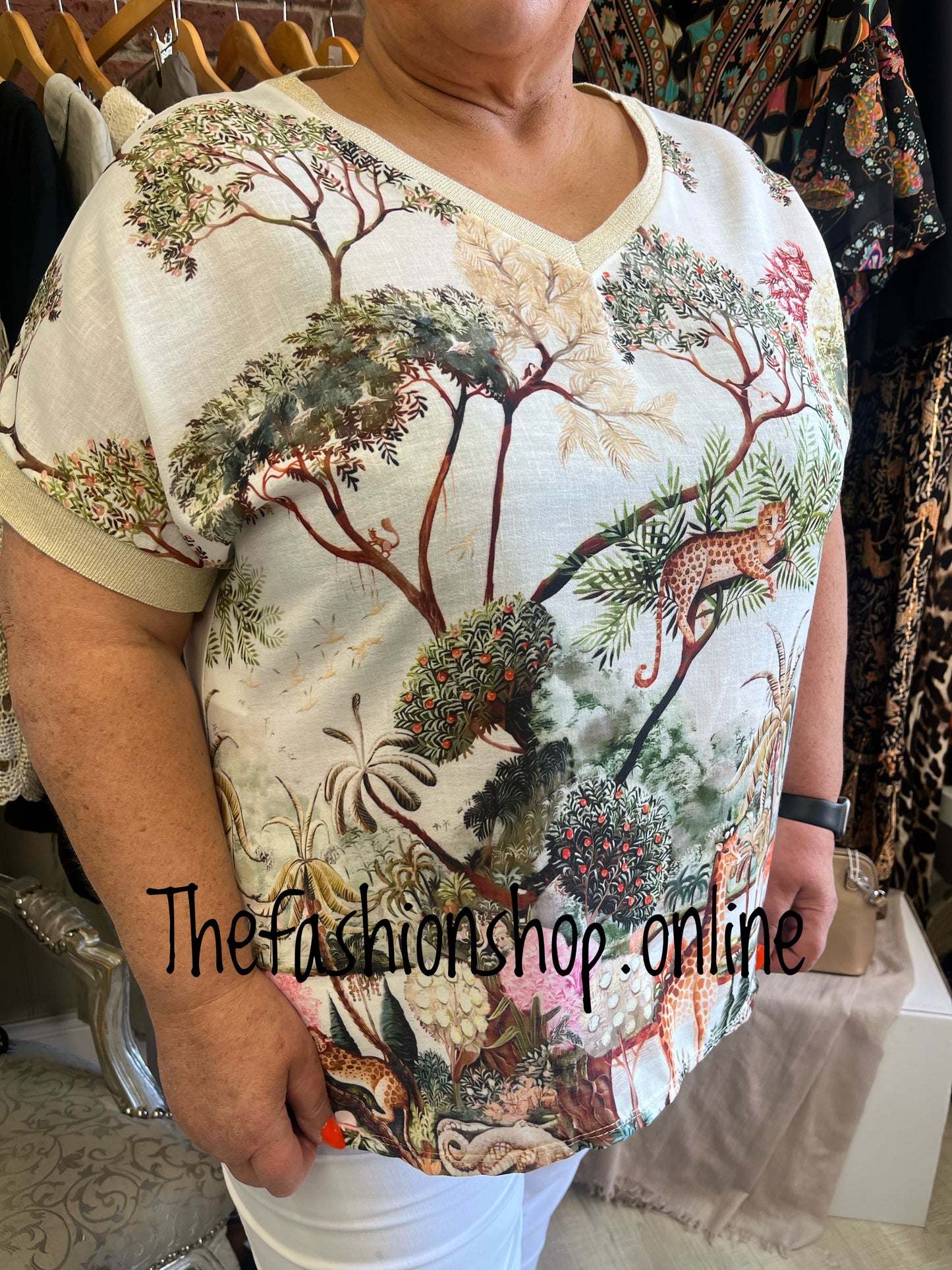 Opulent Lizzy safari top 12-20