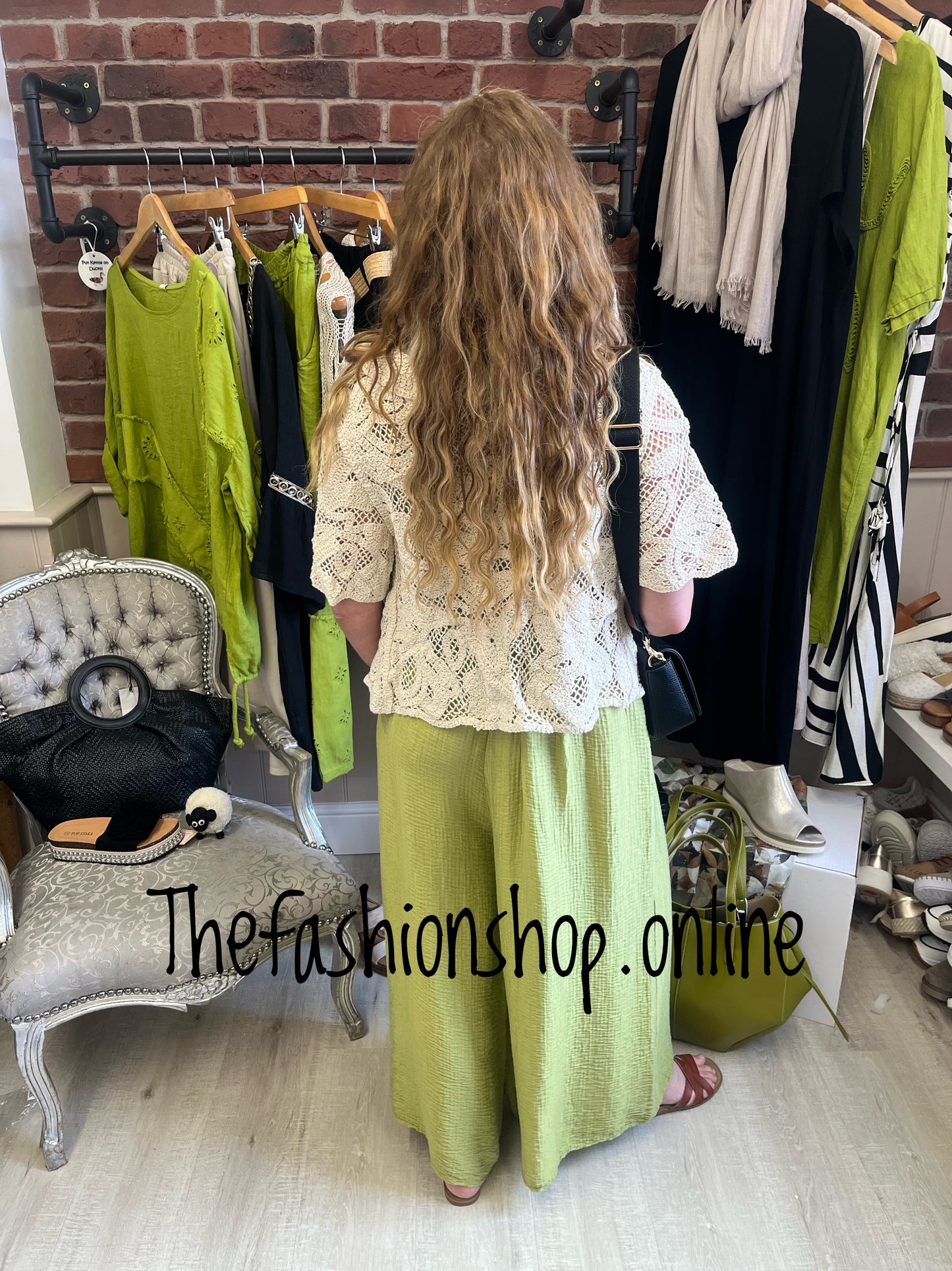 Colleen beige crochet cardigan sizes 8-10 and 12-14
