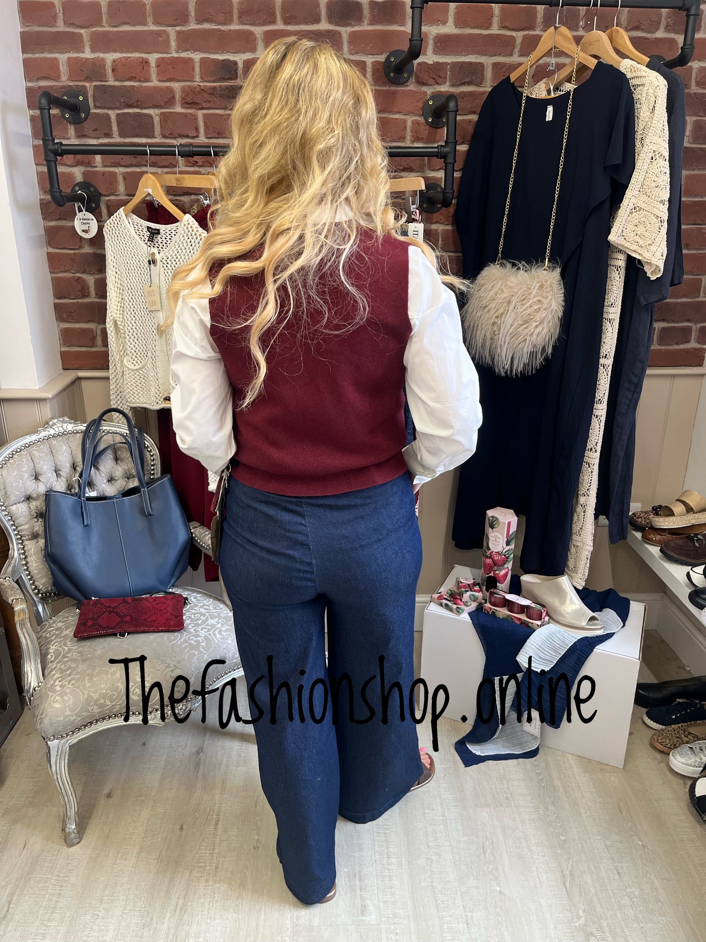 Charlie wine waistcoat 8-12