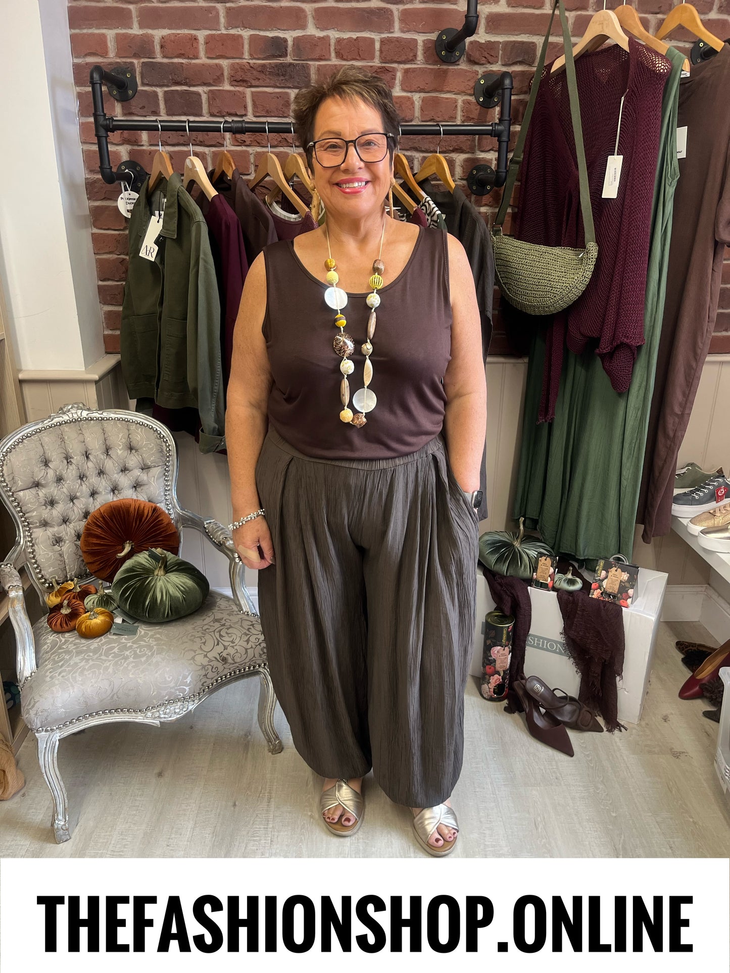Demi brown vest 16-22