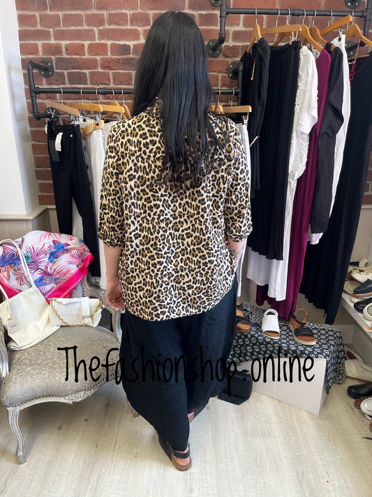 Jada leopard print jacket 12-16