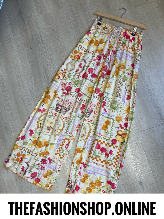 Millie summer days floaty trousers sizes 12, 14 and 16