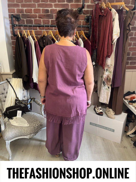 Kenzie mulberry harem trousers 10-20