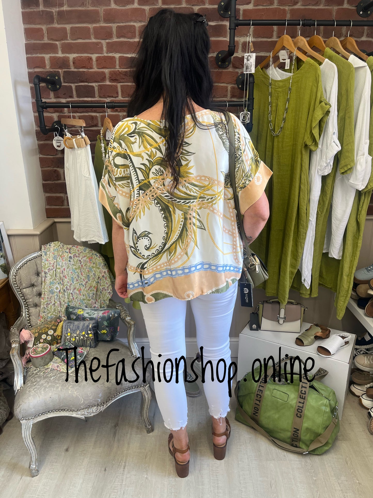 Colette printed top 12-18