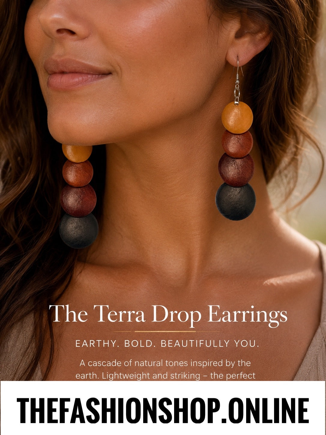 The Terra Drop Earrings lightweight