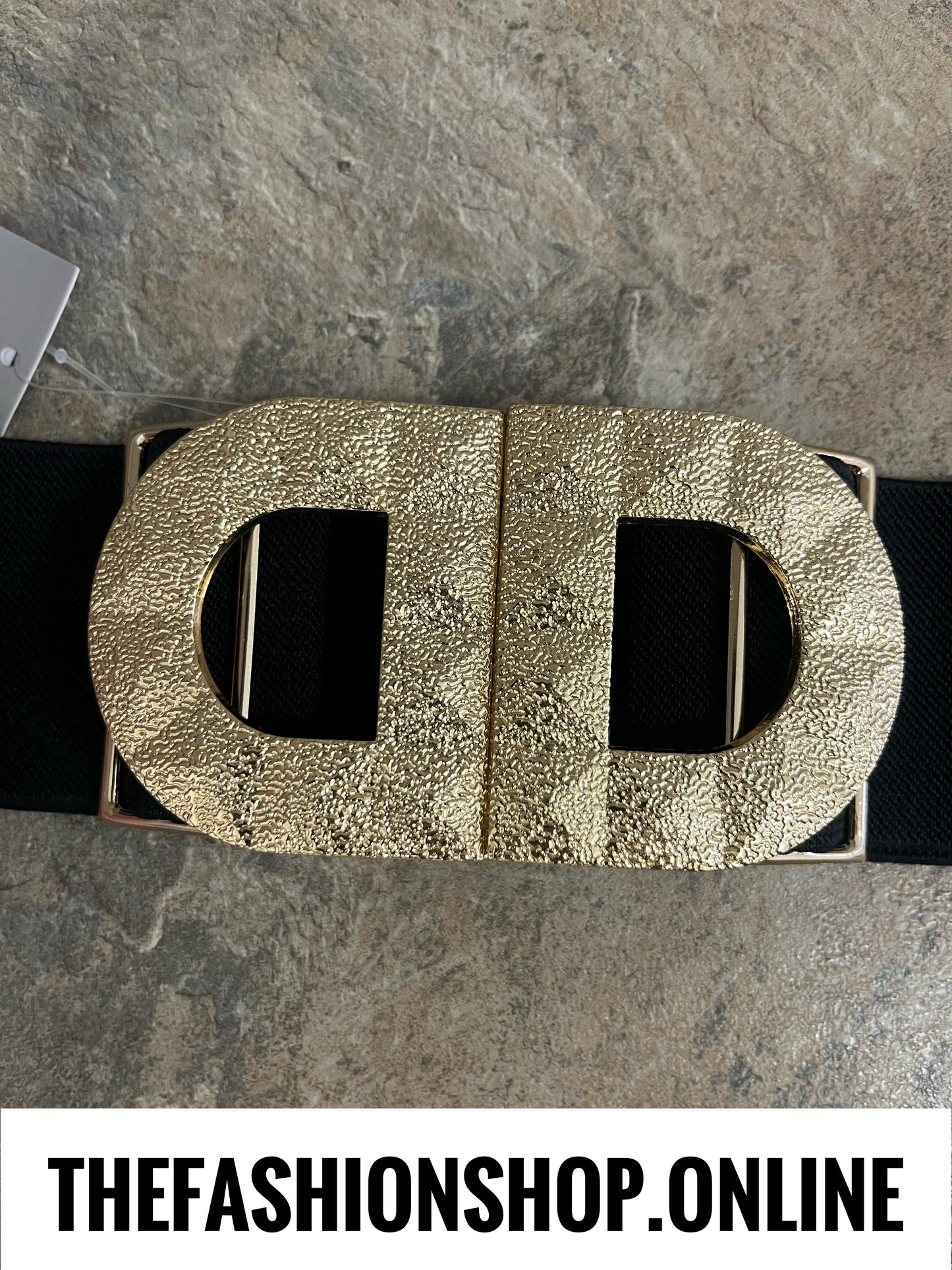 Black statement belt