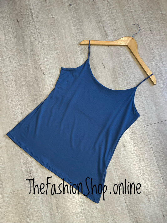 Chelsea Shoestring Denim Blue vest 8-14 / 16-18