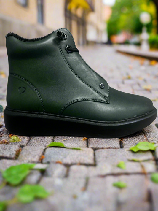 Heavenly Feet Petra Forest ankle boots sizes 4-8 (EU37-42)