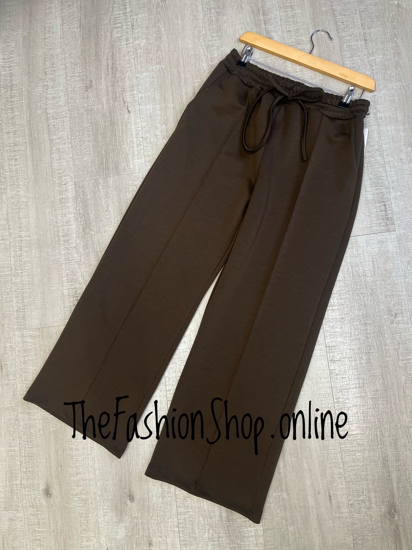 Penelope brown front seam jogger 10-16
