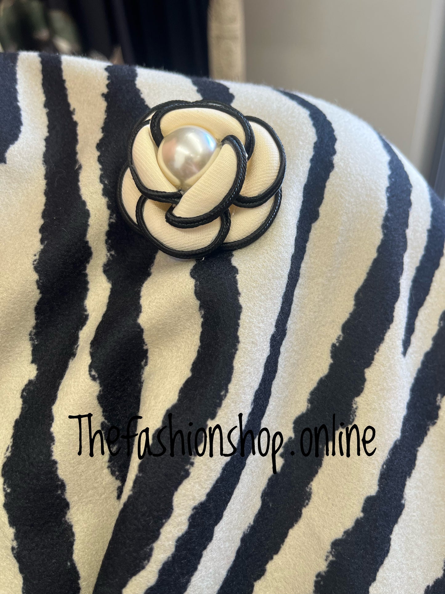 Nadine zebra print cape - free size