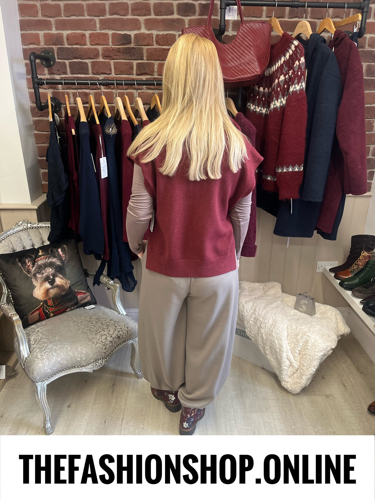 Celia wine layering knit 8-16