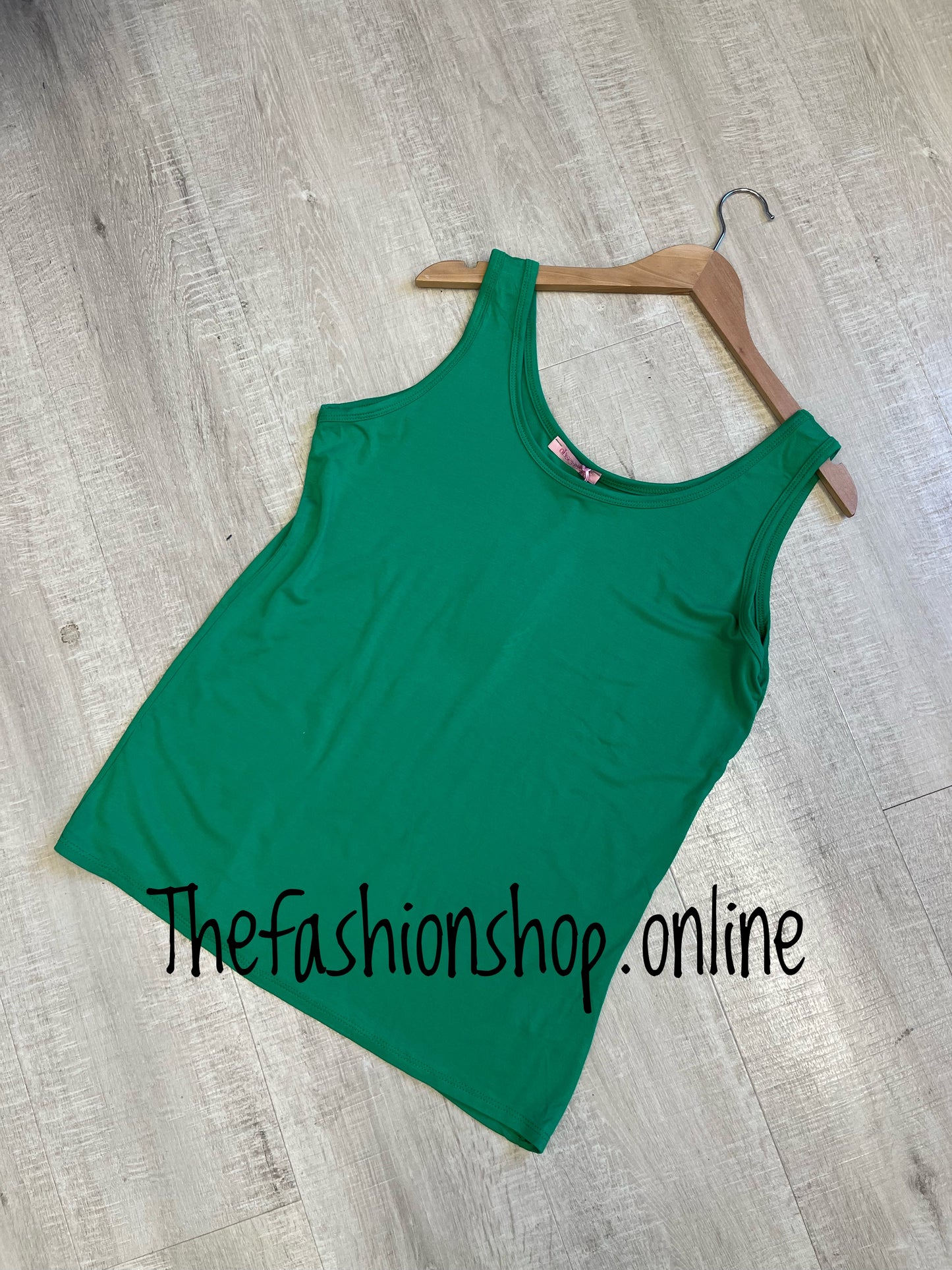 Bright Green quality round neck vest 10-16