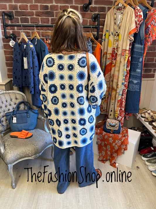 Monica denim blue wide leg jeans sizes 14, 16, 18 and 20