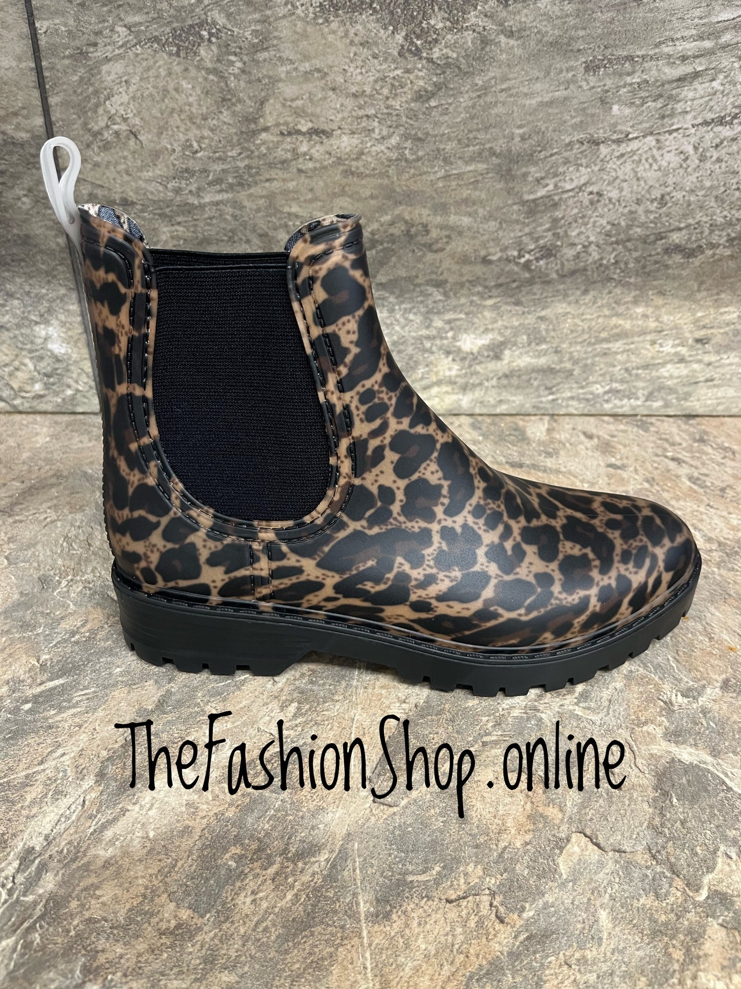 Imogen leopard print wellie boots sizes 3-8 (36-41)