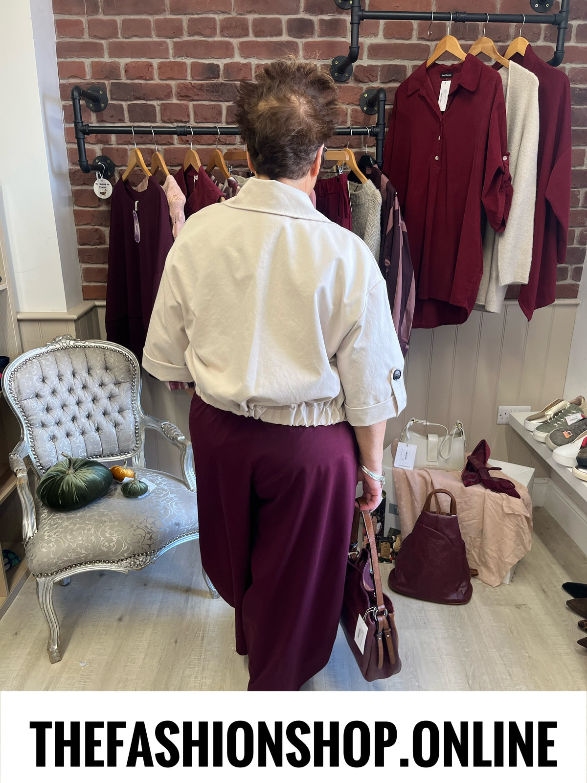 Lorna wine barrel leg trousers 10-20
