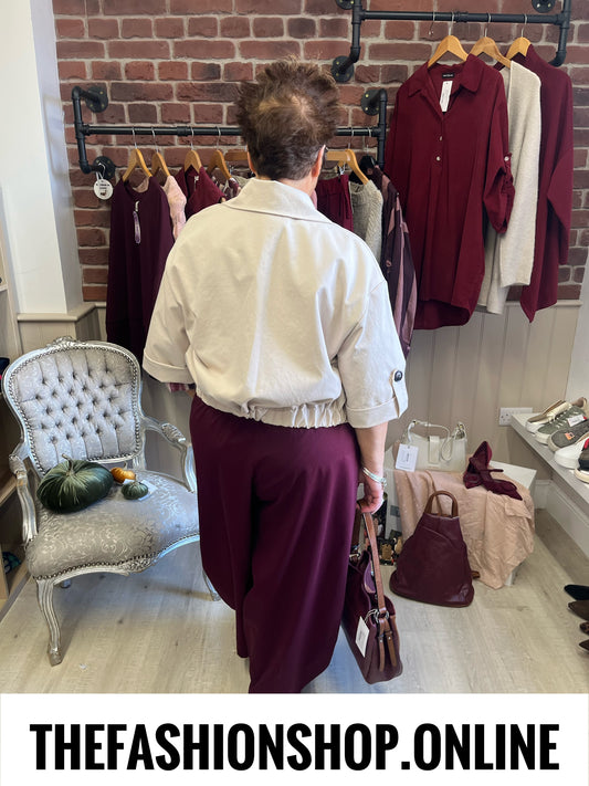 Lorna wine barrel leg trousers 10-20
