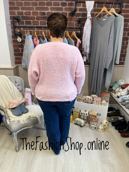 Margot pink daisy jumper 12-20