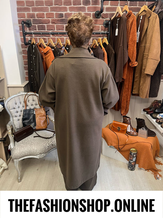Harley brown double breasted coat 18-24