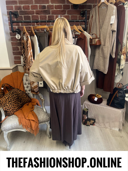 Zena camel double breasted jacket 8-16