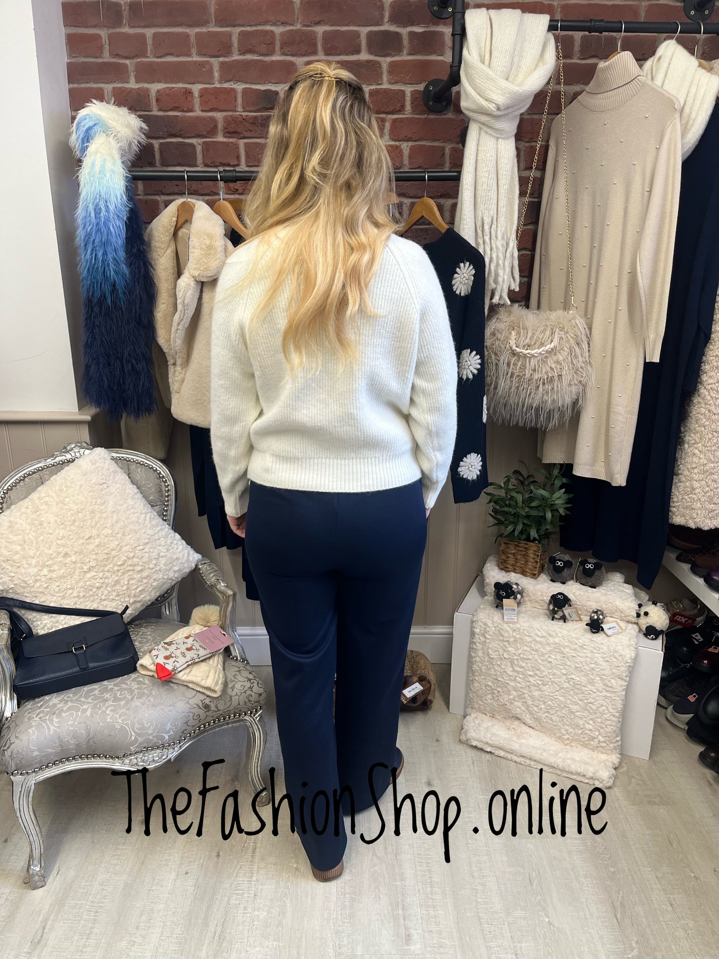 Wonky button cardigan in cream 8-14