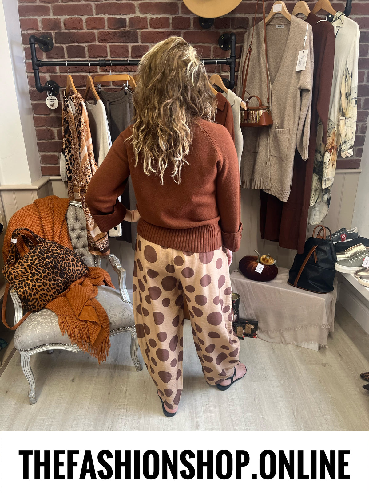 Frankie tan jumper 10-16