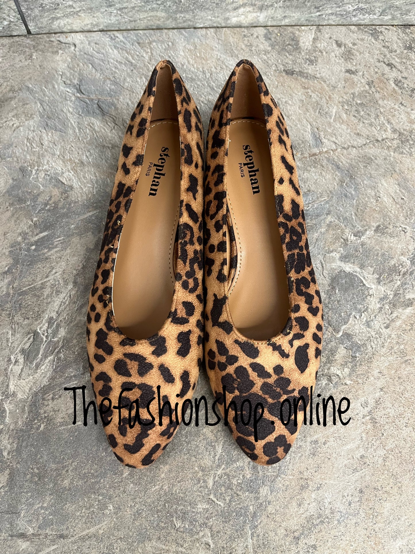 Penny leopard print court shoe sizes 3-8 (36-41)