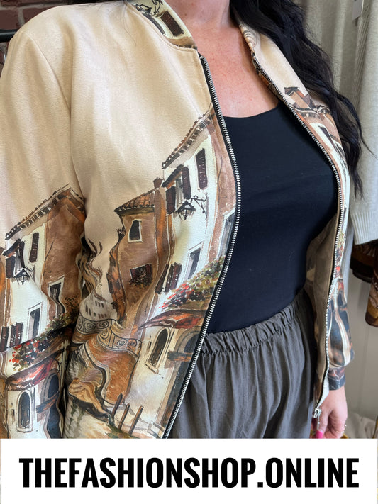 Danni beige scenic jacket 8-12