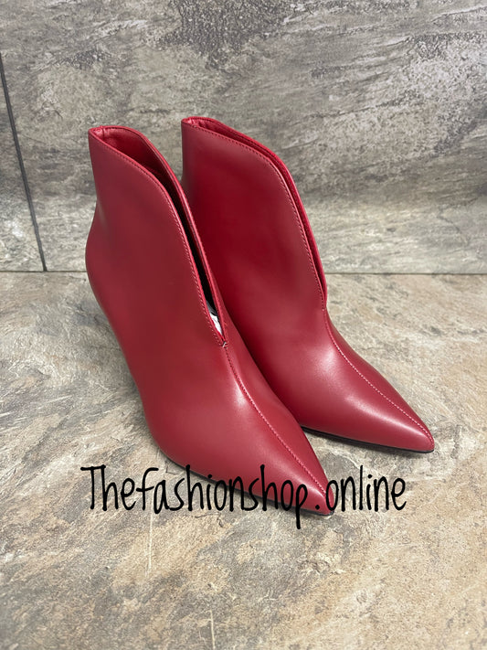 Saskia wine heeled ankle boots sizes 3-8 (36-41)