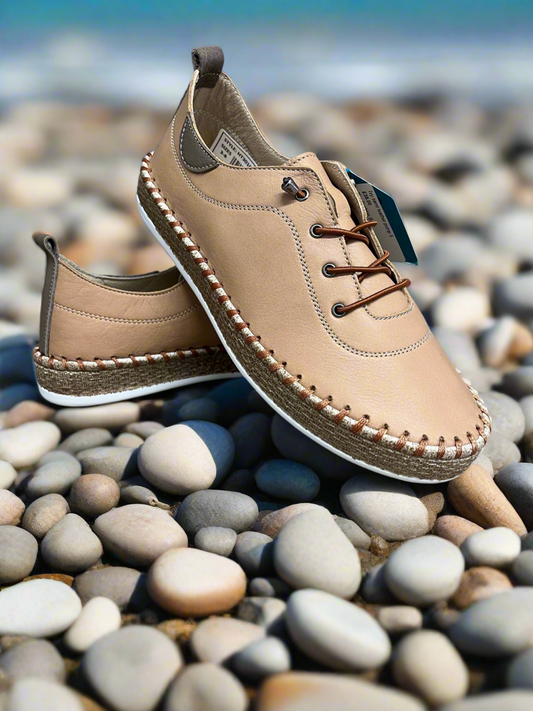 Ivy sand leather pump sizes 4-9 (37-42)