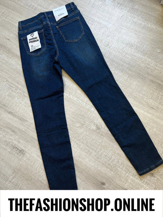 Premium dark denim ladies fit jeans sizes 10-20