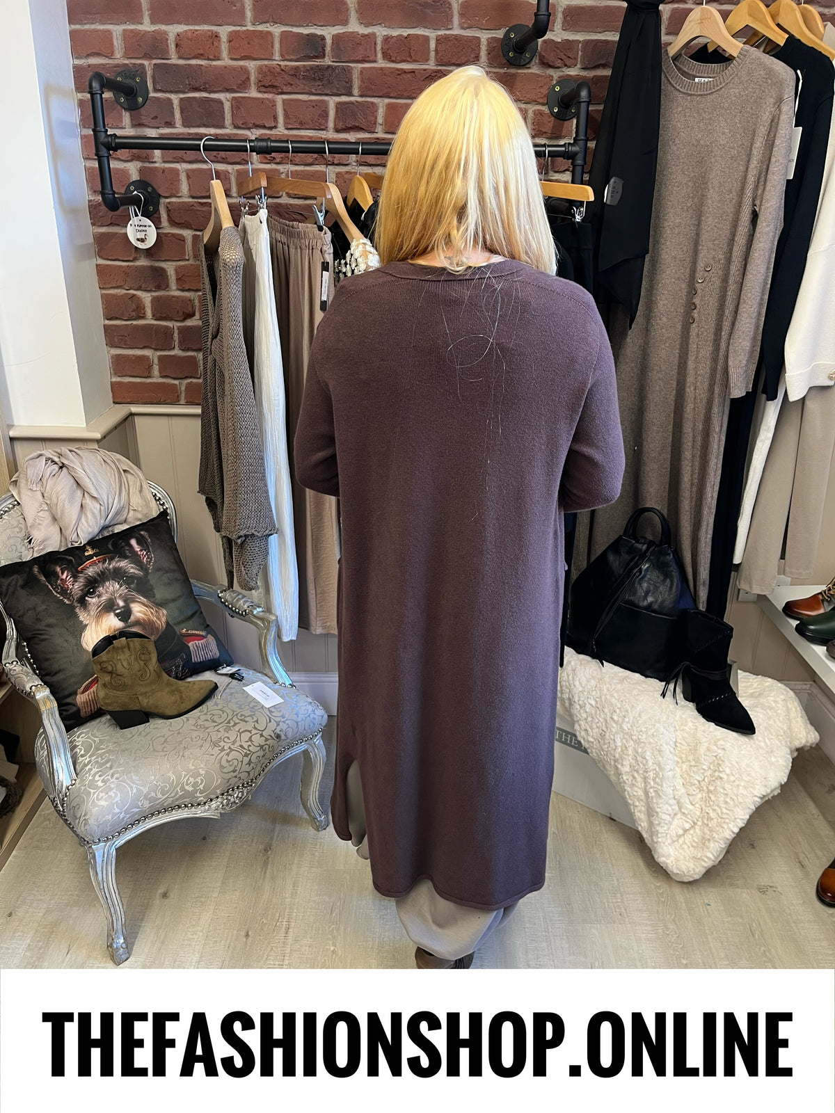 Kelsey mocha harem casual trousers 10-20