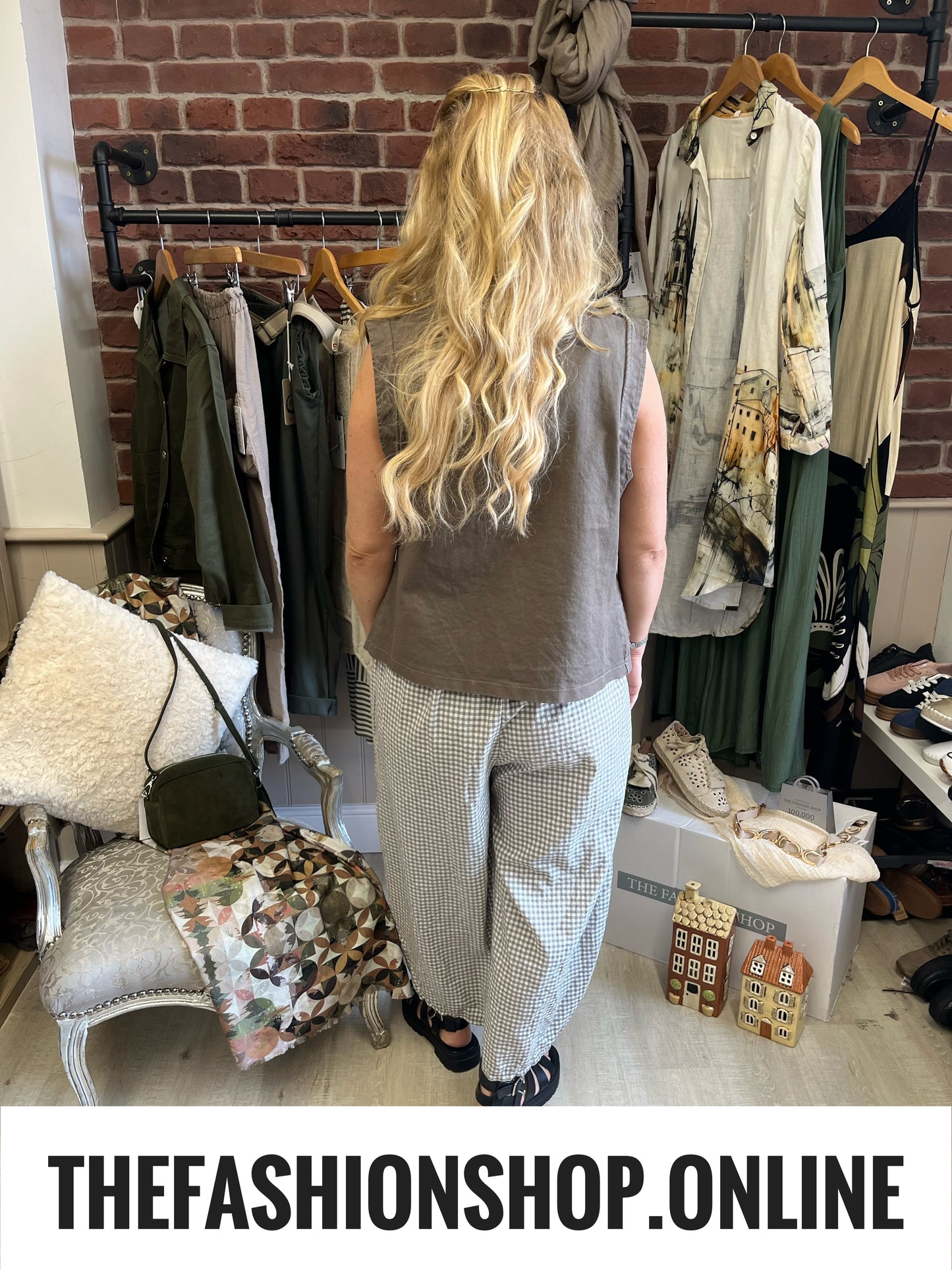 Charlotte mocha military waistcoat 8-14