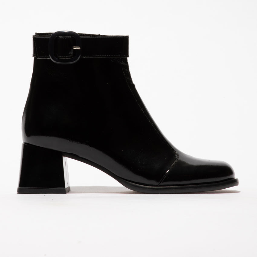 Fly of London black leather Nappalak ankle boots sizes 4-8 (37-41)