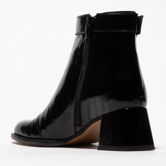 Fly of London black leather Nappalak ankle boots sizes 4-8 (37-41)