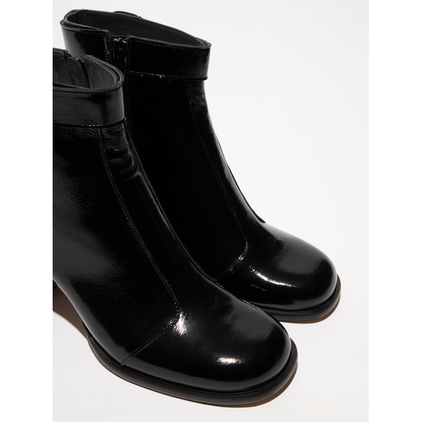 Fly of London black leather Nappalak ankle boots sizes 4-8 (37-41)