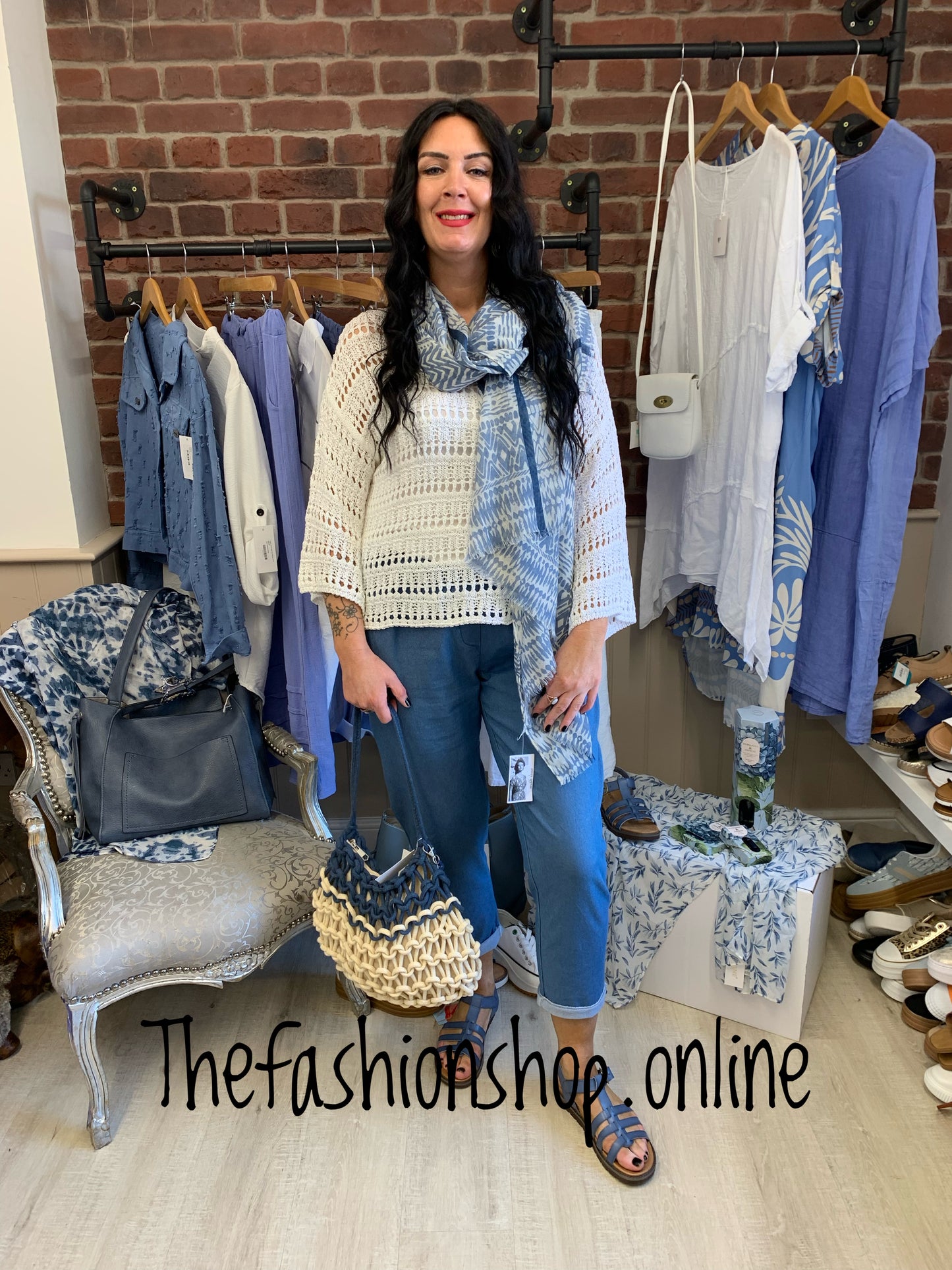Maddy white crochet top 10-20