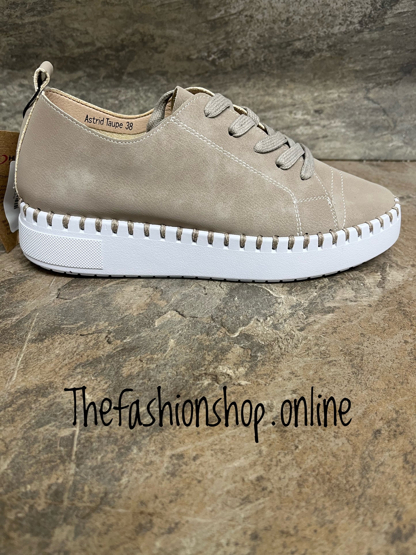 Heavenly Feet taupe Astrid trainers sizes 4-7 (37-41)