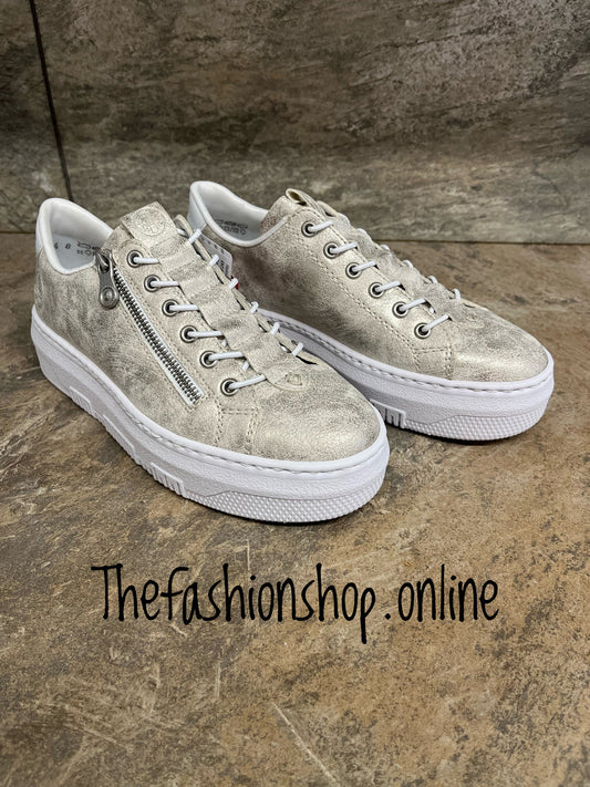Rieker beige platform trainers sizes 4-9 (37-43)