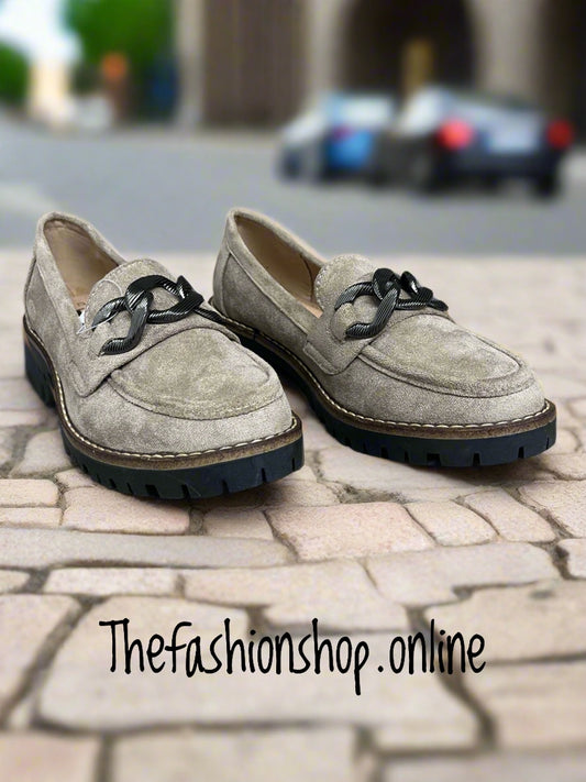 Adeline mink chain loafer sizes 4-8