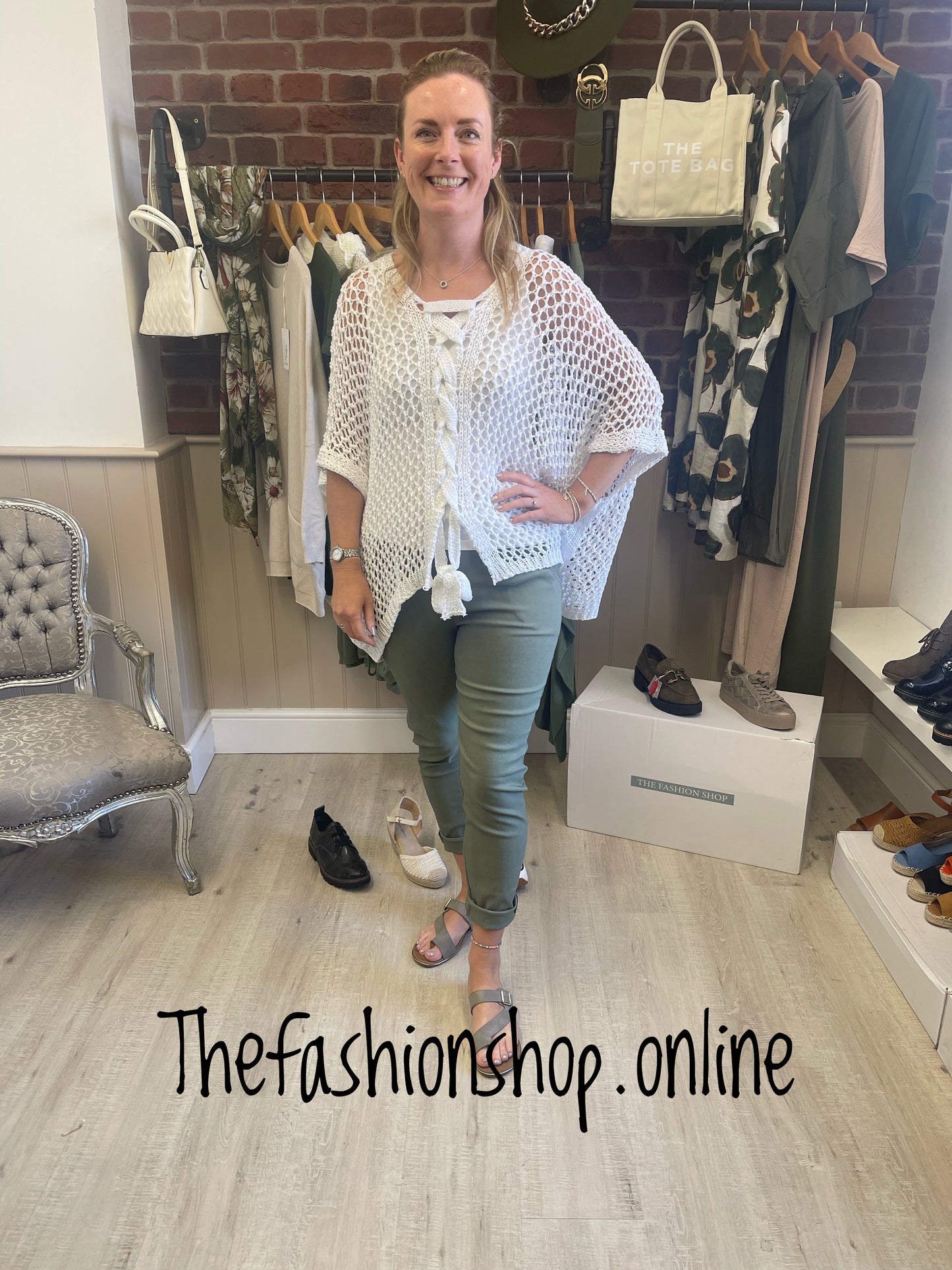 White plaited crochet top 12-22