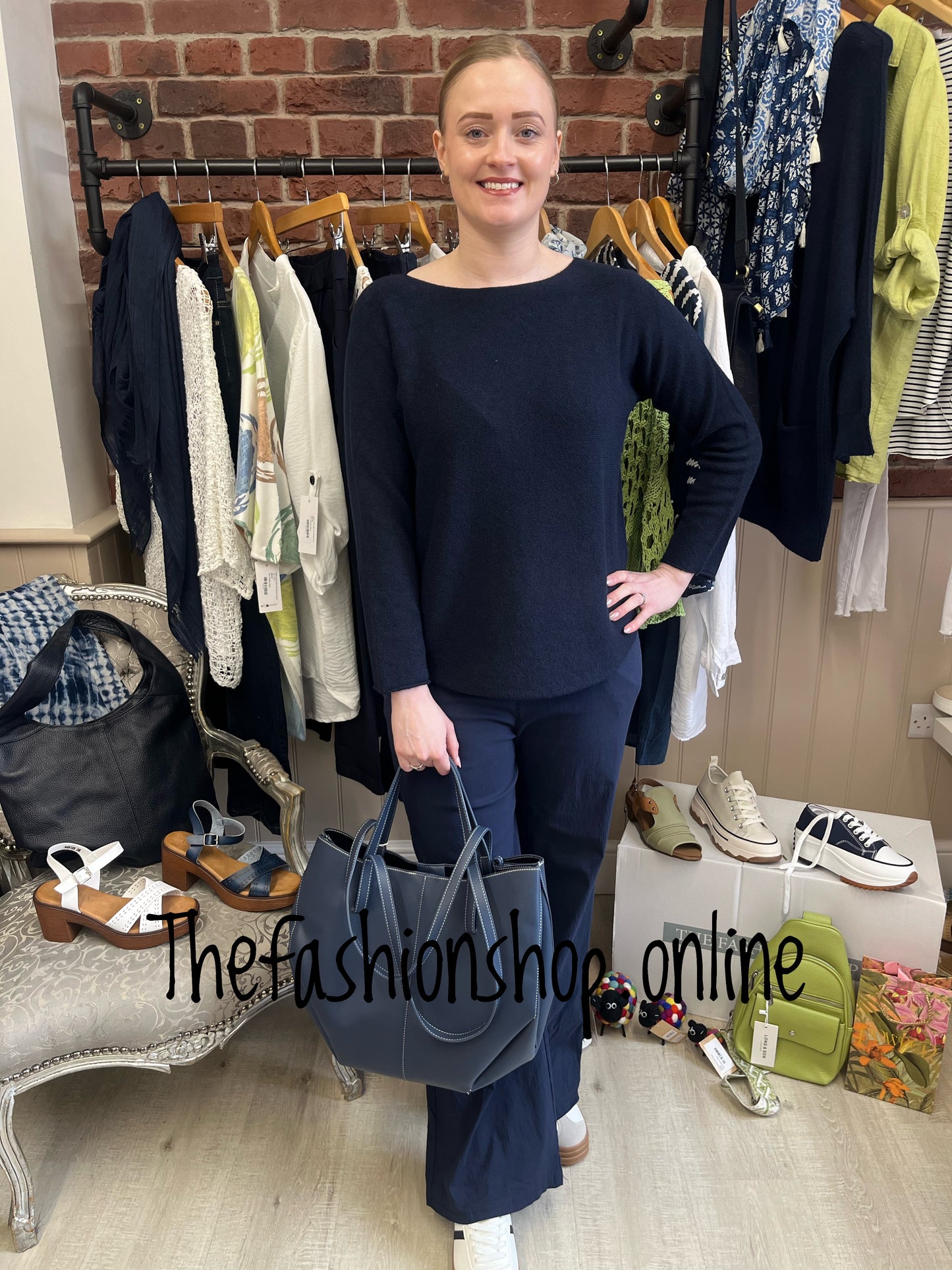 Dina navy soft jumper 10-16