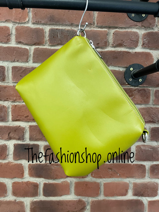 Nicole olive stitch bag