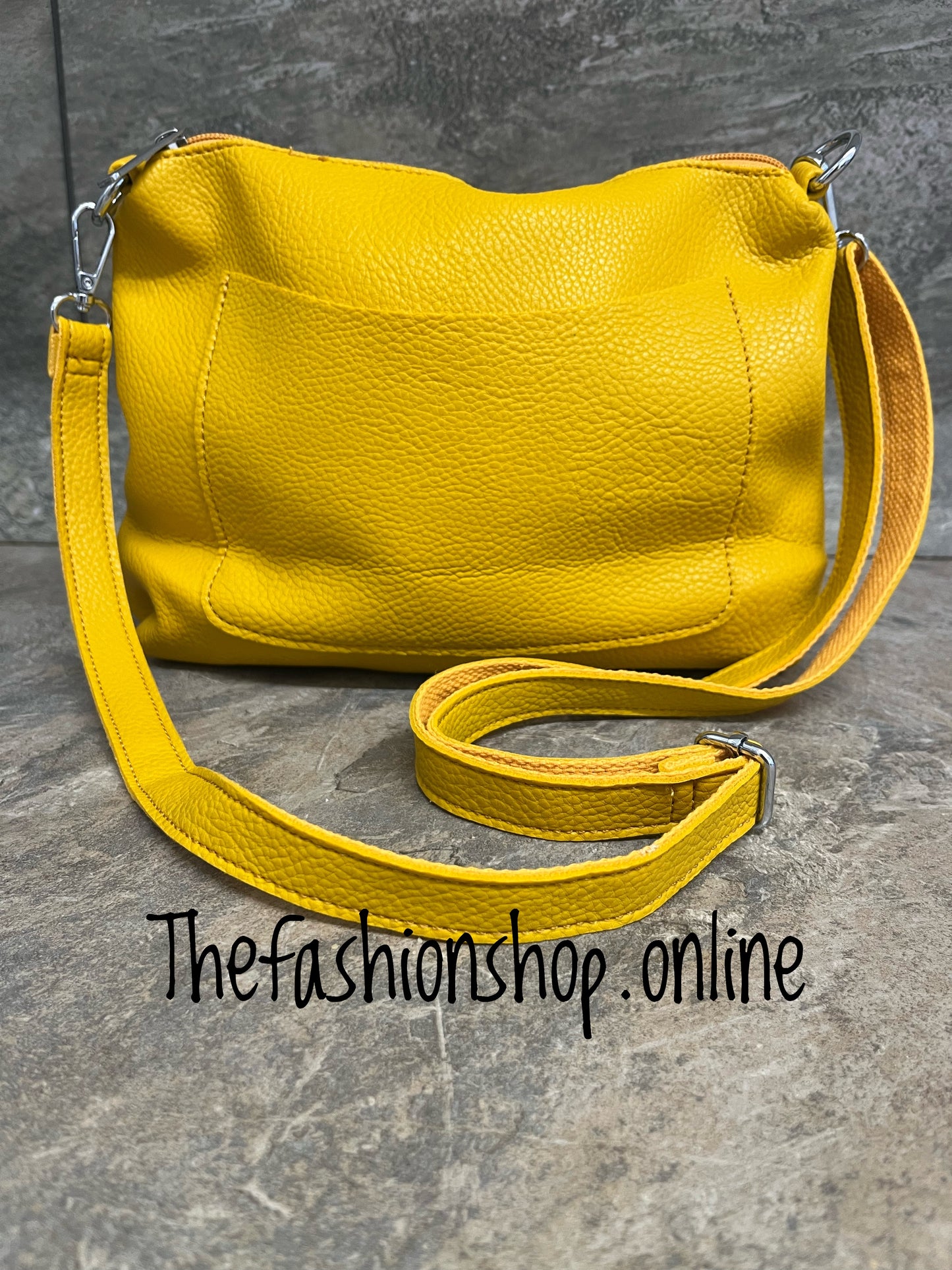 Savannah mustard shoulder bag