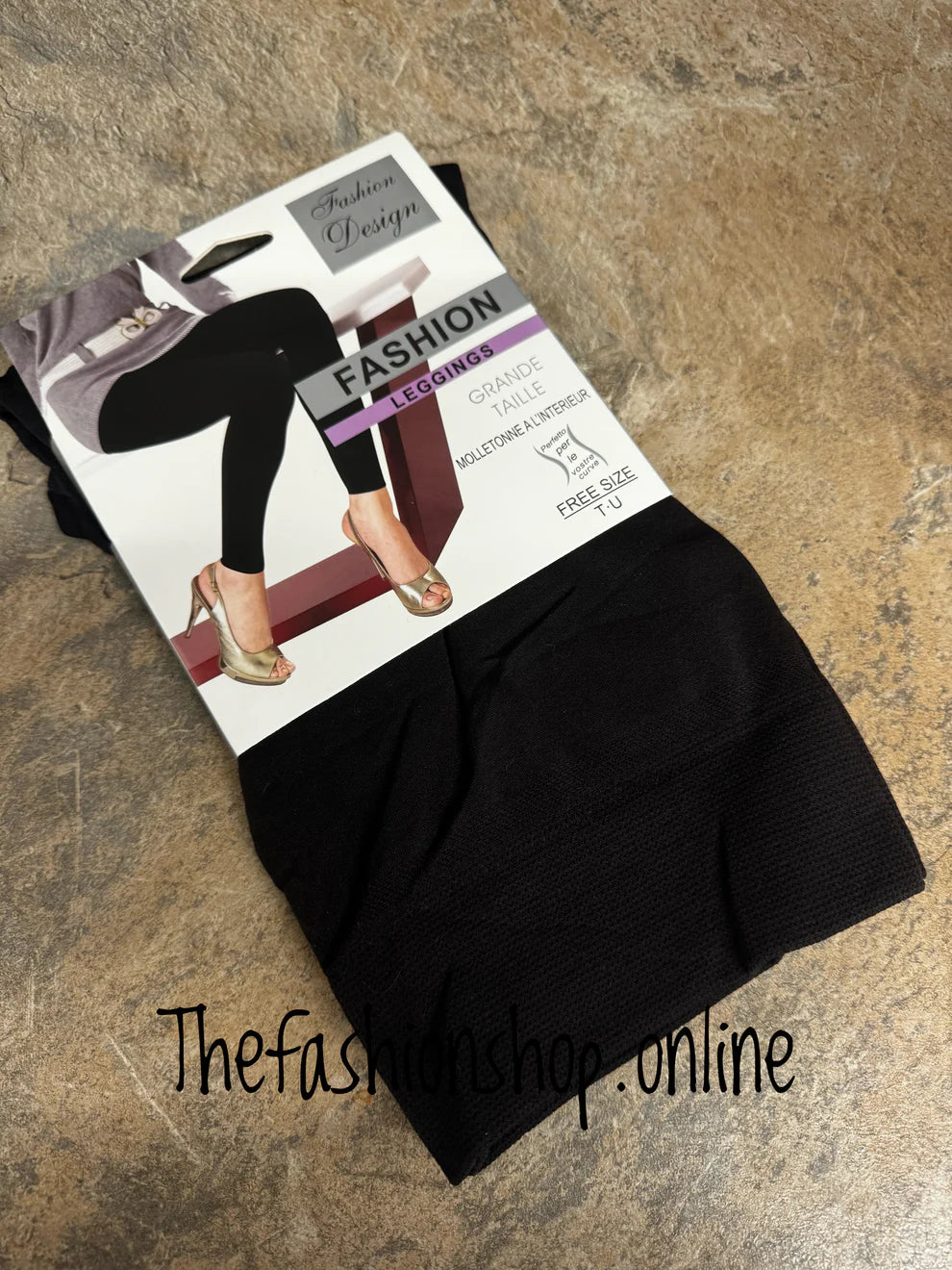 Fleece lined leggings - black 8-16